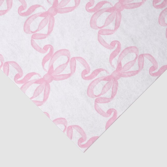 Papel De Seda Laço Rosa (Detalhes)