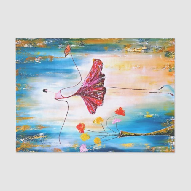 Papel De Seda Lady Blue, Desligar (Frente )