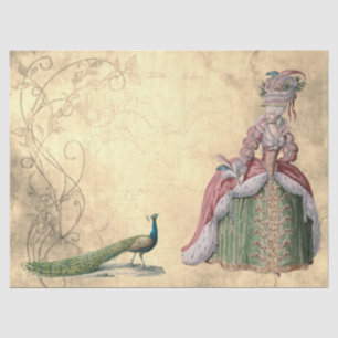Papel De Seda Lady e Peacock