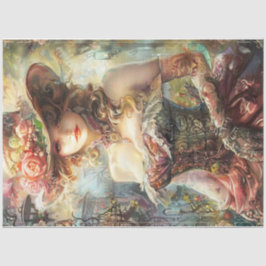 Papel De Seda Lady Steampunk Victoriana