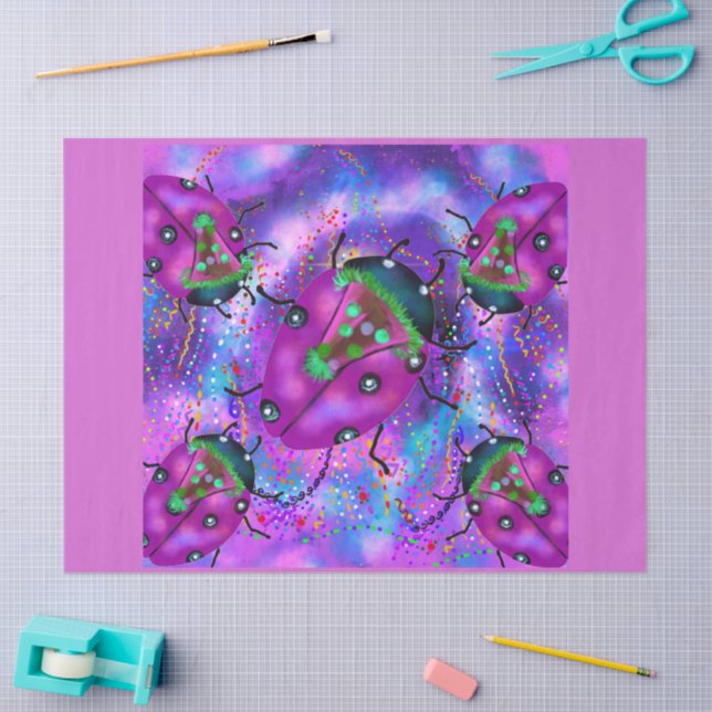 PAPEL DE SEDA LADYBUG ART (Arte )