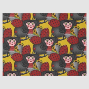 Papel De Seda Ladybug e girassóis-Diagonal-Amarelo-1-