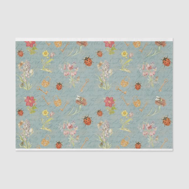 Papel De Seda Ladybug Meadows (Frente )