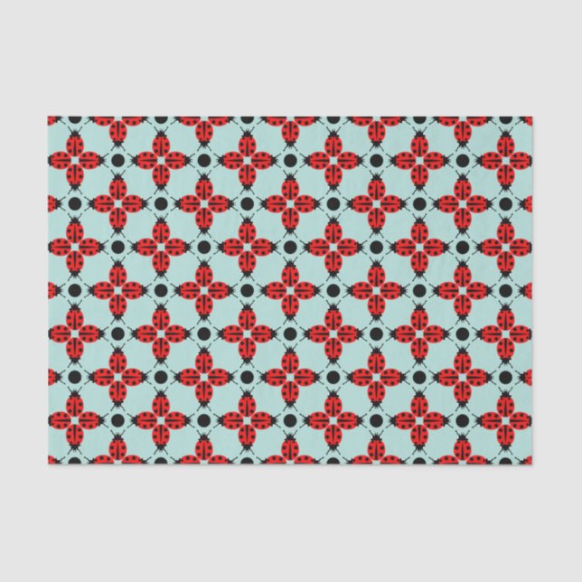 Papel De Seda Ladybug Pattern (Frente )