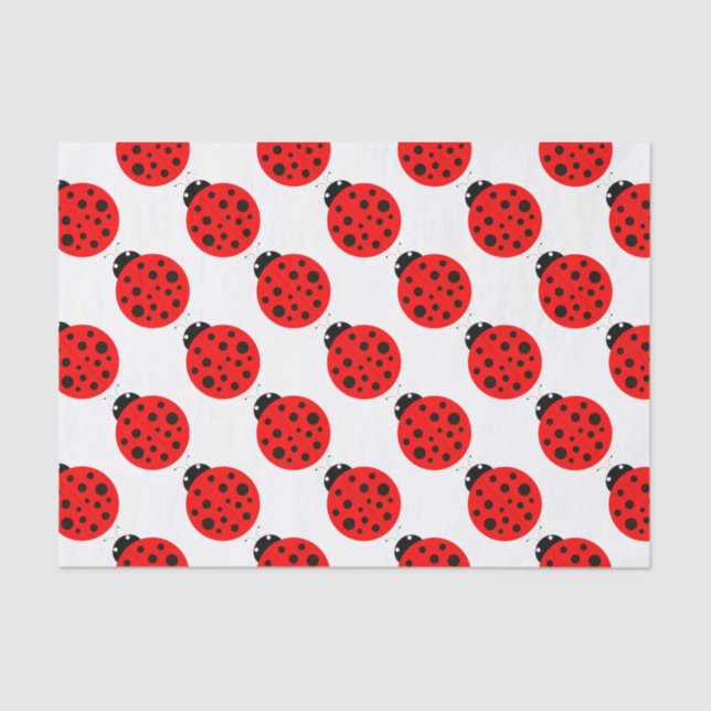Papel De Seda Ladybug Pattern (Frente )