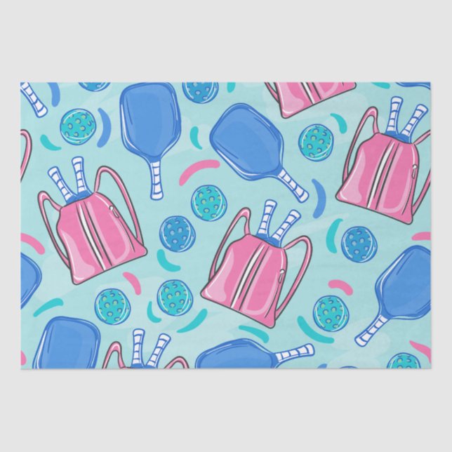 Papel De Seda Lagartas-de-taça e bolas azuis (Frente )