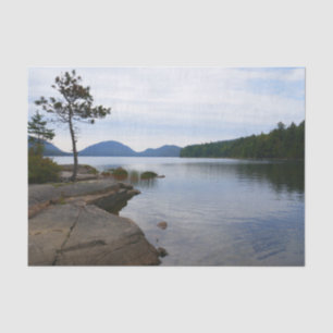 Papel De Seda Lago Eagle no Parque Nacional Acadia