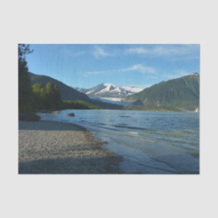 Papel De Seda Lago Mendenhall, na paisagem de Juneau Alaska