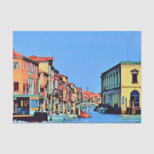 Papel De Seda Lagoa veneziana - MURANO - vista