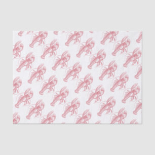 Papel De Seda Lagosta Vermelha