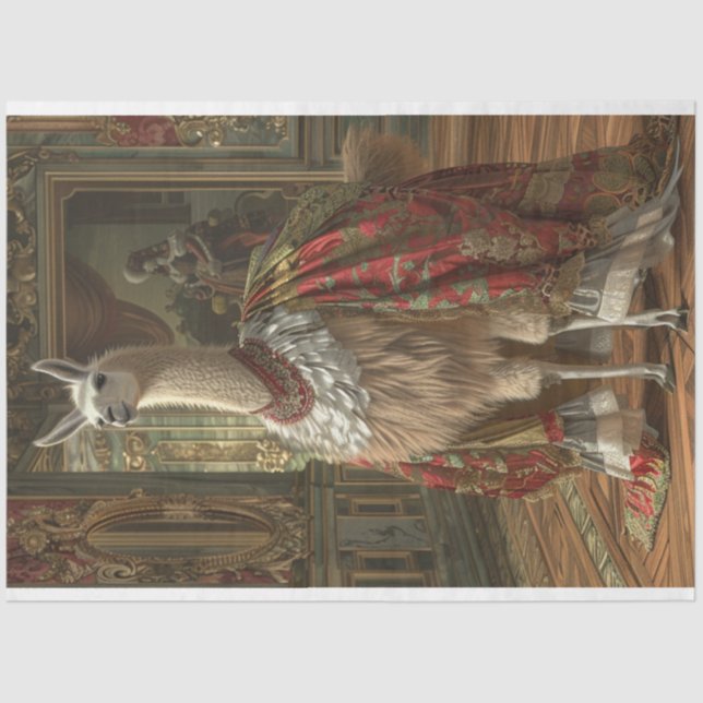 Papel De Seda Lama Vitoriano com Dissociação do Twist Whimsical (Frente )