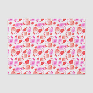 Papel De Seda Lançarinos Tecido vermelho-rosa vermelho
