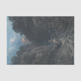 Papel De Seda Lancelot se aproximando do Castelo de Astolat