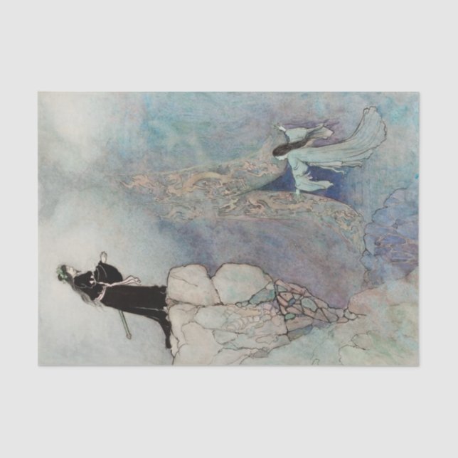 Papel De Seda "Land of Yomi" de Warwick Goble (Frente )