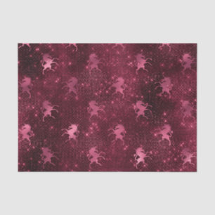 Papel De Seda Lantejoulas Glitter Folha Dourada Glamour Unicórni