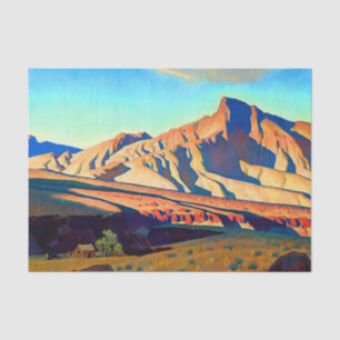 Papel De Seda “Lar do Rato do Deserto” por Maynard Dixon