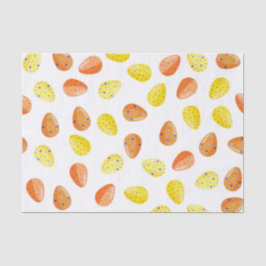 PAPEL DE SEDA LARANJA AMARELO-AMARELO DE OVOS ORIENTADOS