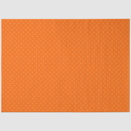 Papel De Seda Laranja Com Bolinhas Laranja Claro