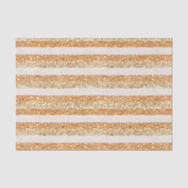Papel De Seda Laranja Dourada Brilho Creme Listras Brilham & Res