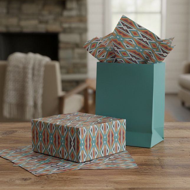 Papel De Seda Laranja Vermelho Negro Azul Aqua Turquesa Arte Mos (Criador carregado)