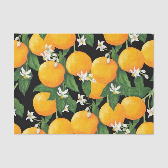 Papel De Seda Laranjas (Frente )