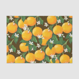 Papel De Seda Laranjas