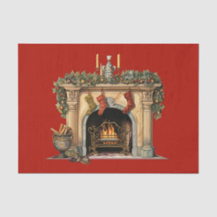 Papel De Seda Lareira Vitoriana Cozy