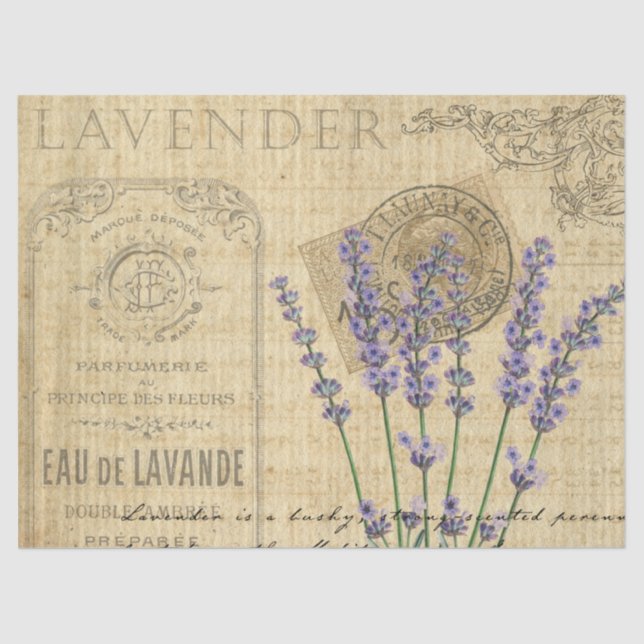 Papel De Seda Lavanda (Frente )