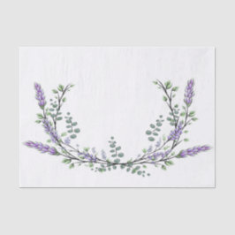 Papel De Seda Lavanda e Eucalyptus