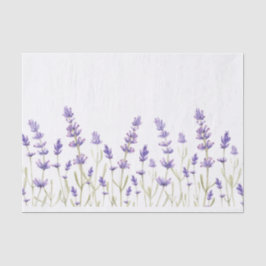 Papel De Seda Lavanda Flores