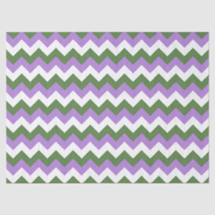 Papel De Seda Lavanda, Garrafa Verde e Branca