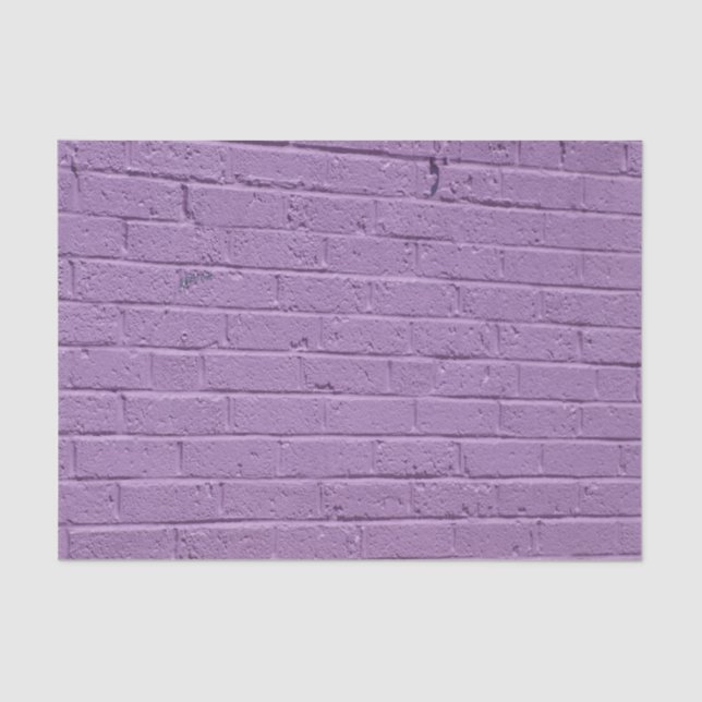 Papel De Seda Lavanda no tijolo (Frente )