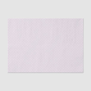 PAPEL DE SEDA LAVANDA PEQUENA E BOLINHAS BRANCAS