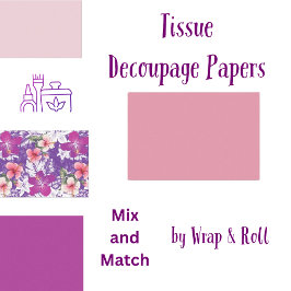 Papel De Seda Lavanda rosa