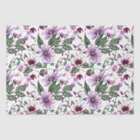 Lavender flowers seamless pattern