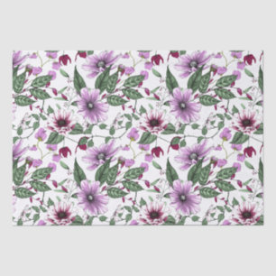 Papel De Seda Lavender flowers seamless pattern