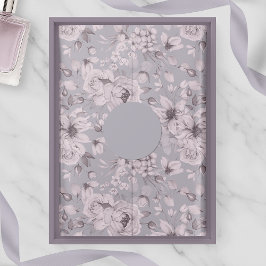 Papel De Seda Lavender Grey Floral 
