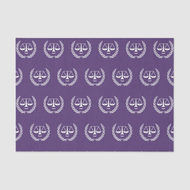 Papel De Seda Lawyer Gift Purple (Frente )