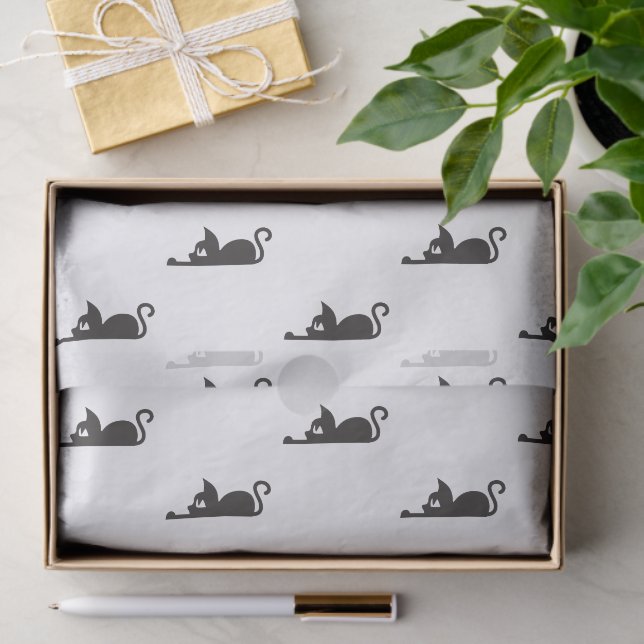 Papel De Seda Lazy Cat (Presente)