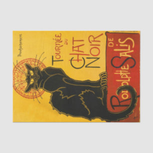 Papel De Seda Le Chat Noir O Gato Negro