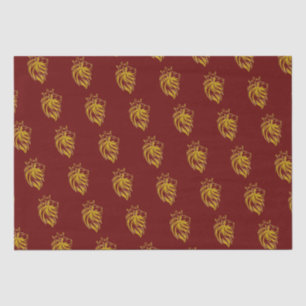 Papel De Seda Leão com Coroa - Estilo Dourado 2