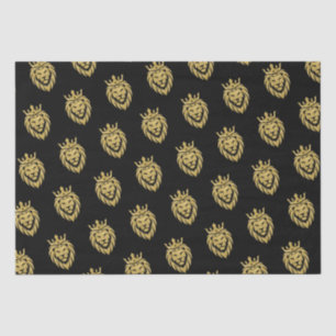 Papel De Seda Leão com Coroa - Estilo Dourado 3
