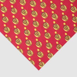 Papel De Seda Leão vermelho de 3 anos