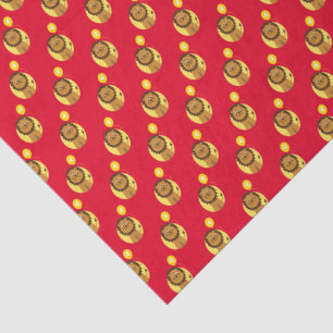 Papel De Seda Leão vermelho de 3 anos
