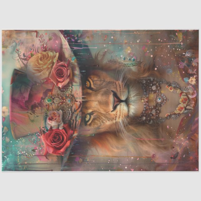 Papel De Seda Leão Vitoriano (Frente )