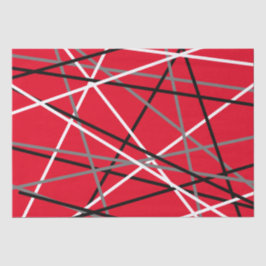 Papel De Seda Legal Cinza Vermelha de Violão Strik, Preta