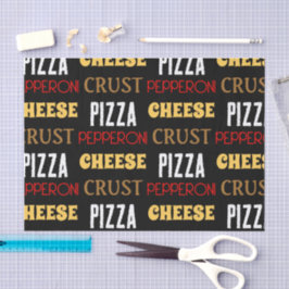Papel De Seda Legal diversão pizza pepperoni queijo crosta