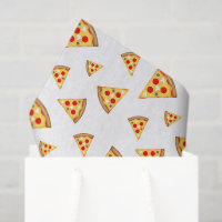 Legal e divertido padrão de fatias de pizza em bra