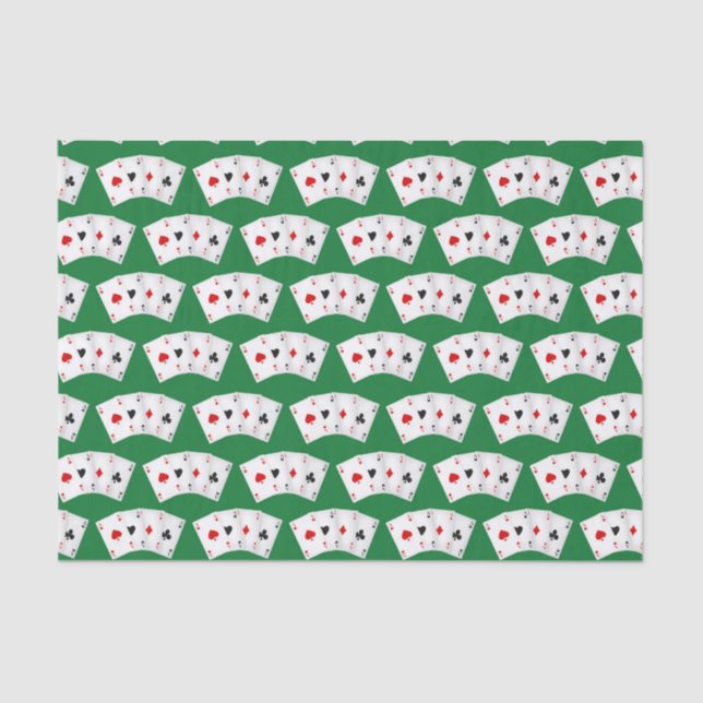 Papel De Seda Legal festa do padrão de jogo do Casino (Frente )