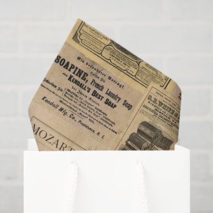 Papel De Seda legal jornal de notícias vintage